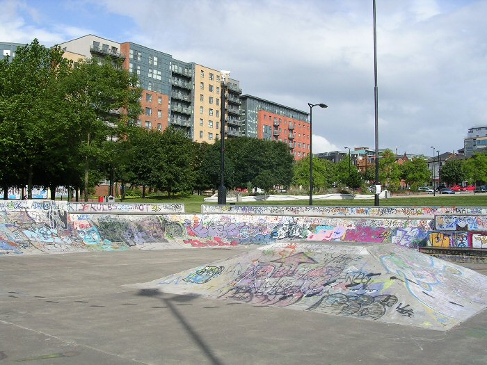 Artwork at Devonshire Green, July 2009