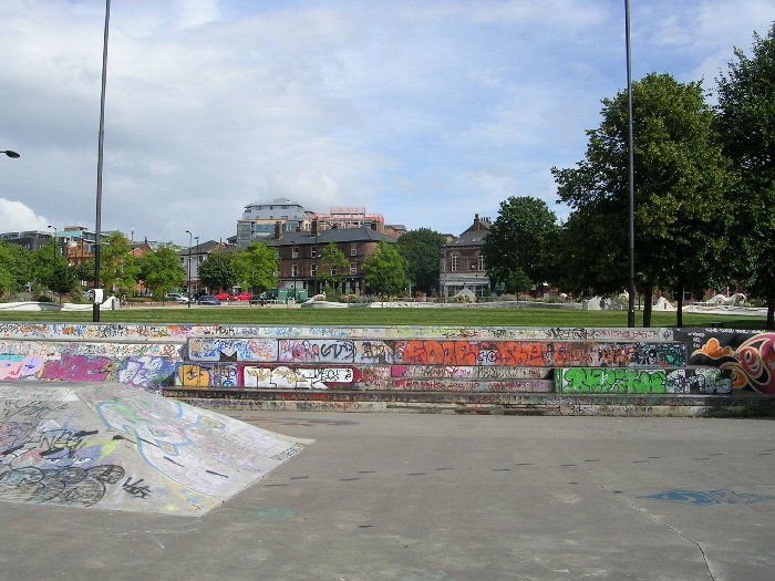 Artwork at Devonshire Green, July 2009