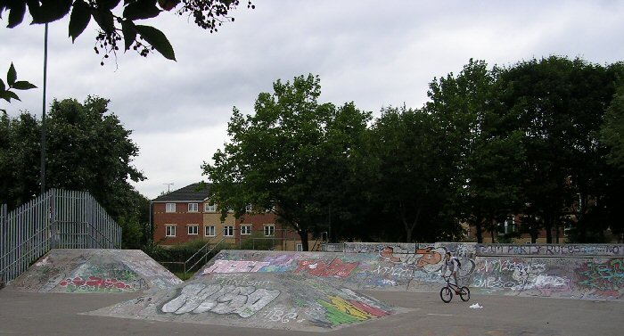 Artwork at Devonshire Green, July 2010