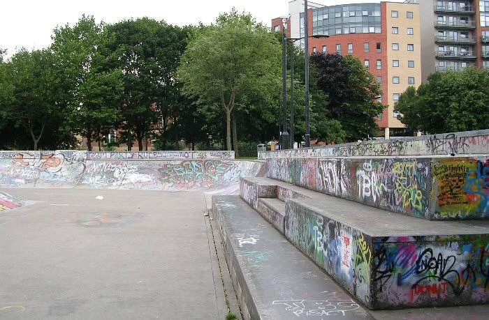 Artwork at Devonshire Green, July 2010