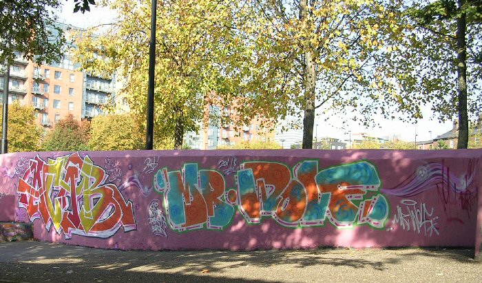 Artwork at Devonshire Green, Sept. 2011