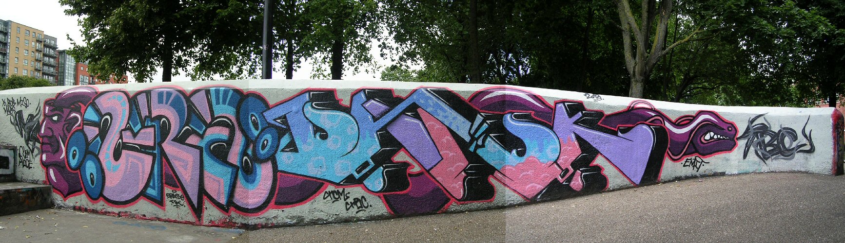 Artwork by Emit, Erase and Danks, Aug.2013