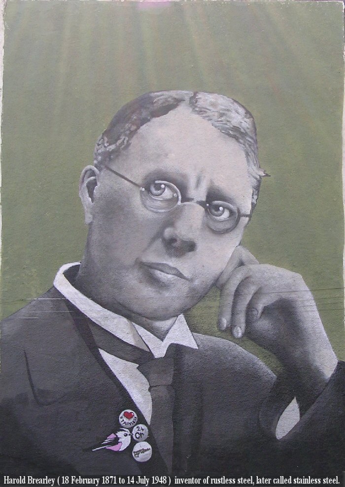 Harry Brearley mural