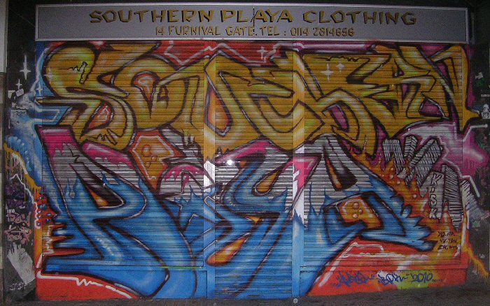 Artwork at Southern Playa Clothing