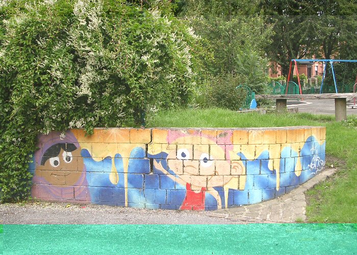 Artwork at Broomhall Playground