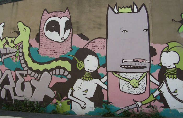 Former artwork by Kid Acne, August 2008