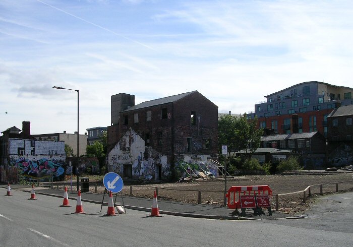 Hoardings gone, site levelled - 15 August 2013