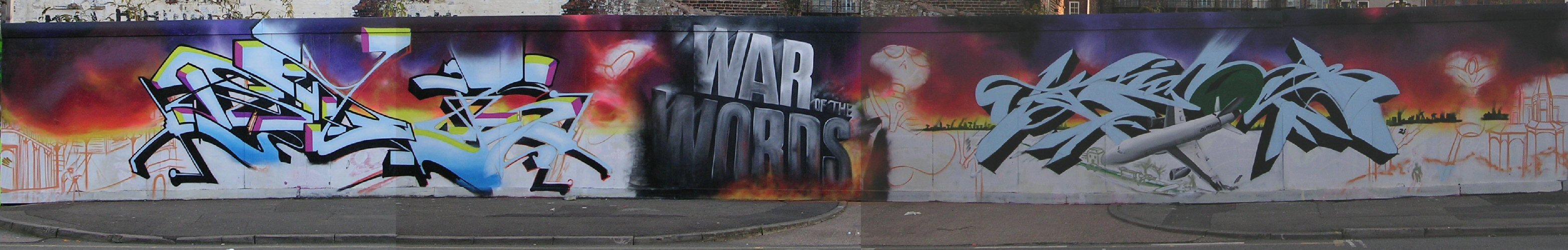 War of Words panorama 27/10/12