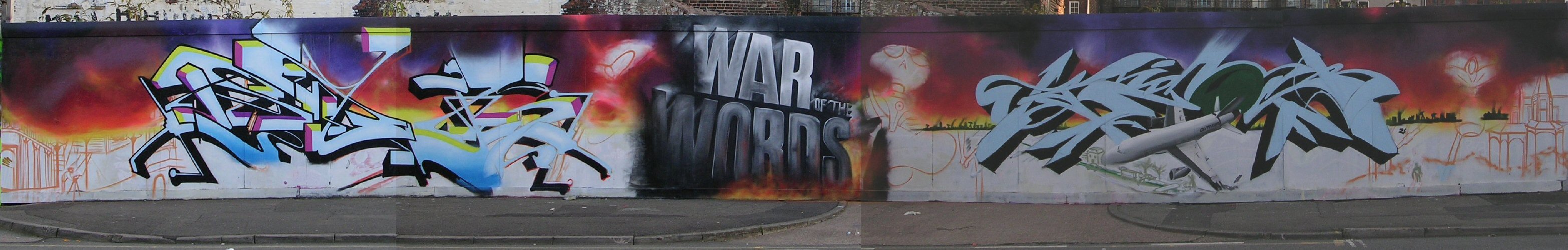 War of Words panorama 27/10/12