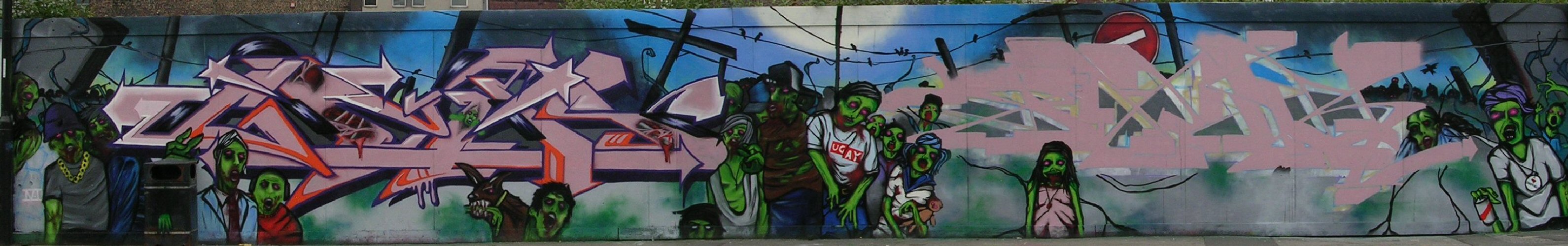 Zombies panorama by Gzos and Jaer - 10 June 2013