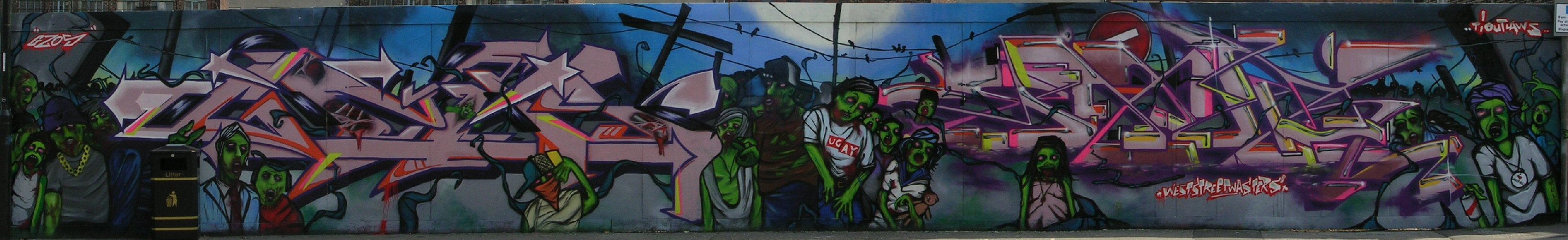 Zombies panorama by Gzos and Jaer - 18 June 2013